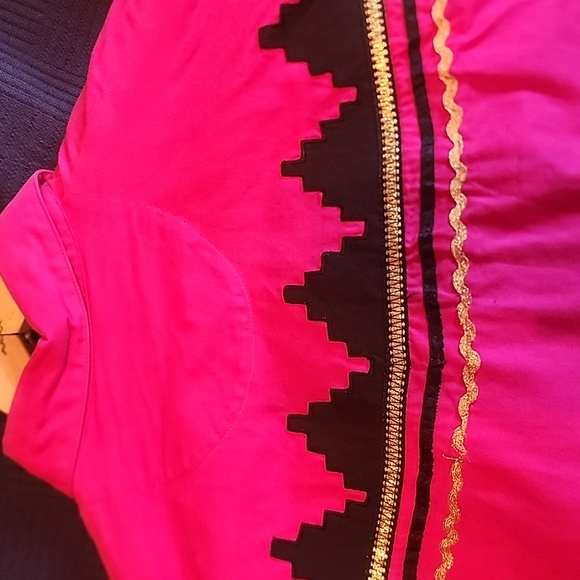 Wrangler Painted Desert Vibrant Pink Western Style Shirt, Size Medium. - Picture 6 of 6